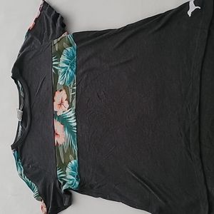 PINK Medium super light weight Hawaiin flare tshirt